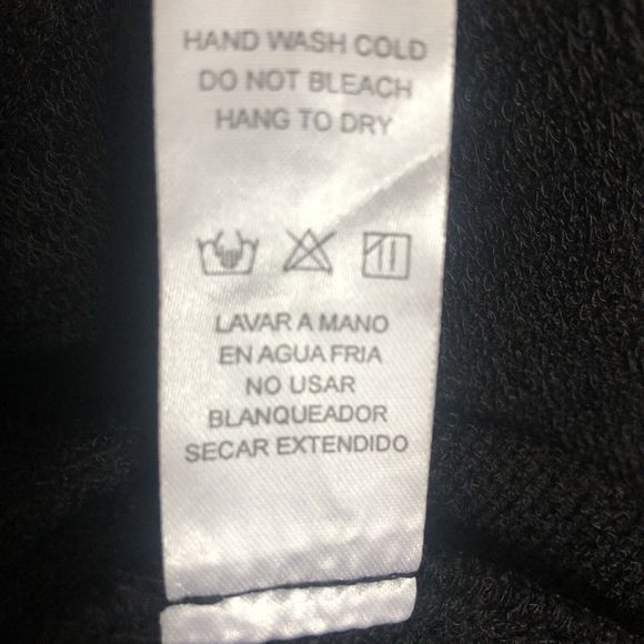 Doe & Rae Cardigan Black Waterfall Open Front Sweater W/pockets & Hood - Small - Picture 6 of 14